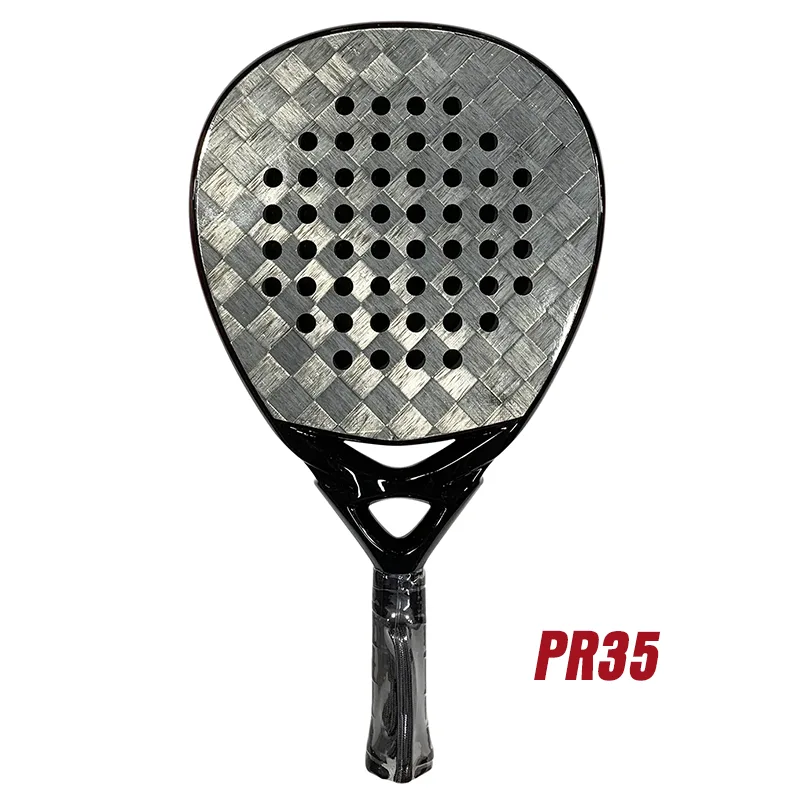 Alümidlənmiş karbon lif parçaları 18k padel raketləri