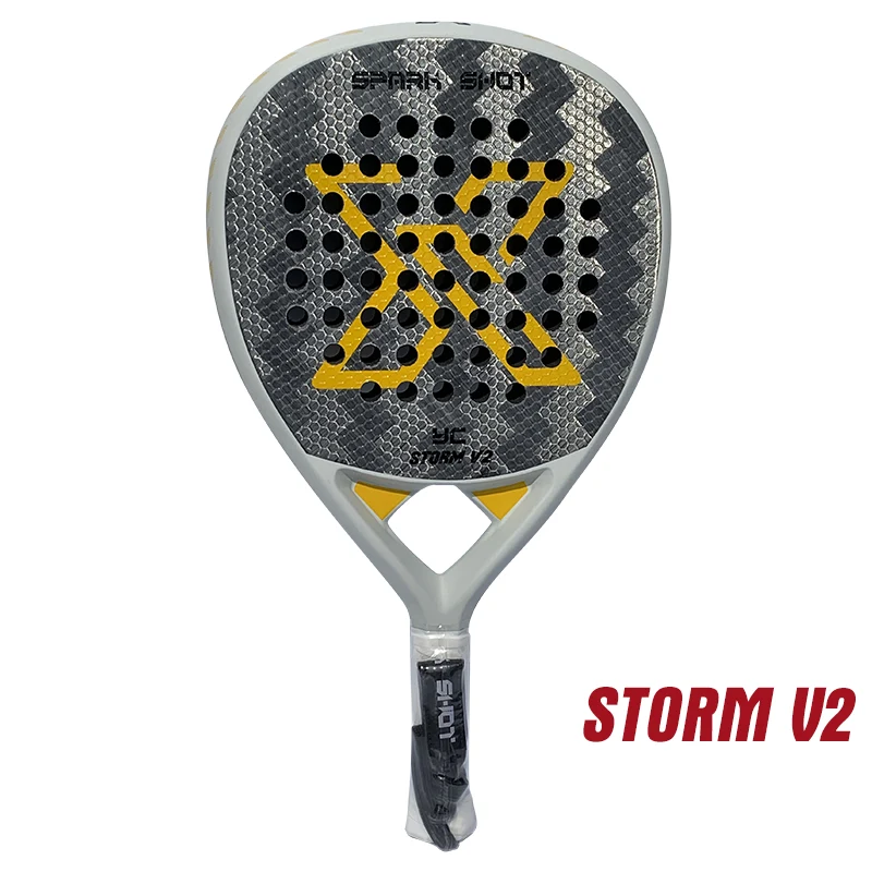 LUXURY 24K Alum Fiber Padel Raketləri STORM V2