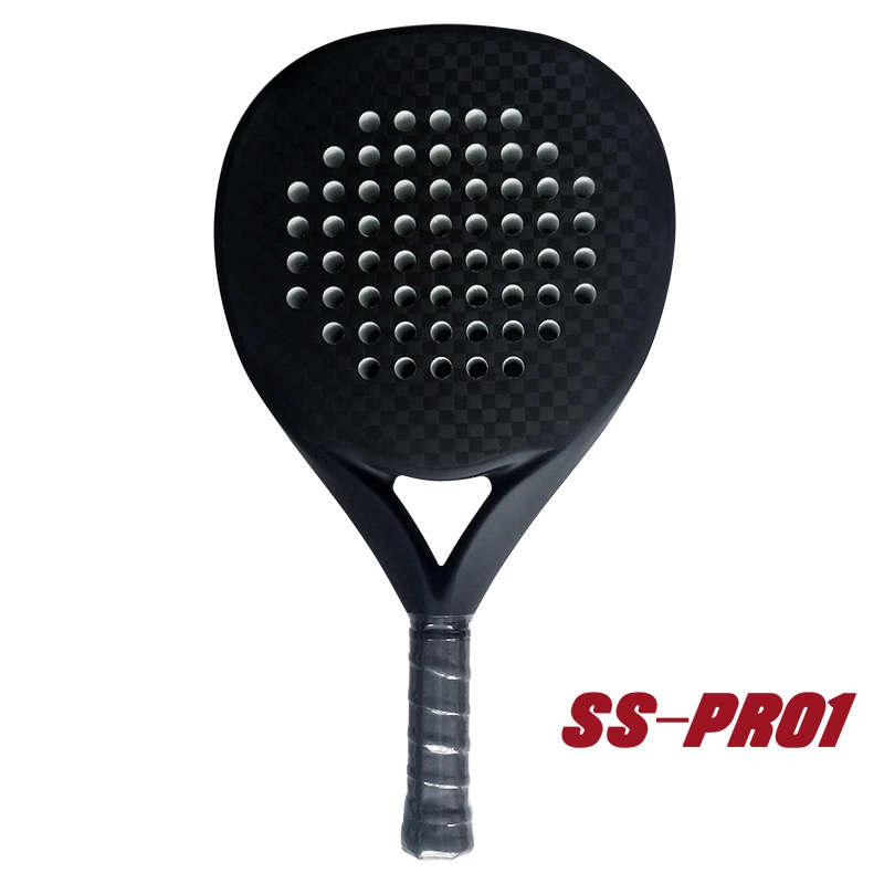 Dəyirmi Forma 12K Karbon Fiber Padel Raketi